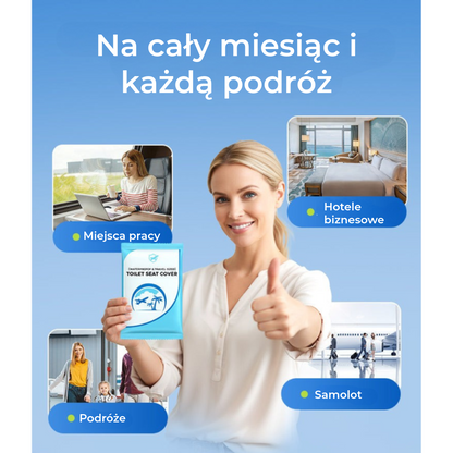 Biodegradowalne pokrowce na deskę sedesową