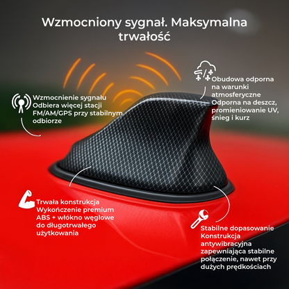 Wzmacniacz anteny samochodowej Shark – doskonały odbiór radia