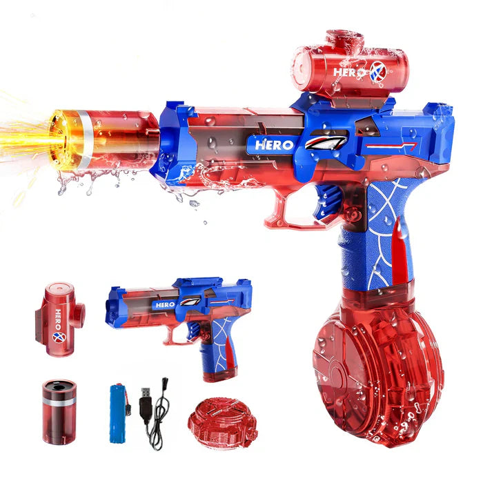 Elektryczny pistolet na wodę LED
