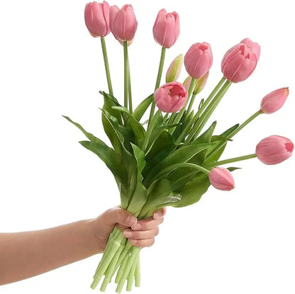 Everbloom Tulipany – Real Touch Realistyczne tulipany sztuczne o naturalnej fakturze