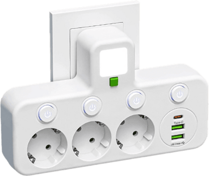 Adapter gniazdka EU z wieloma portami