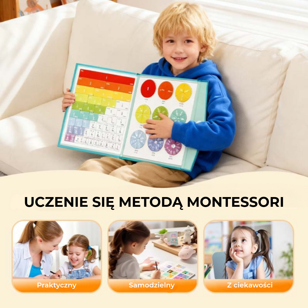 Magnetyczna Książka z Ułamkami