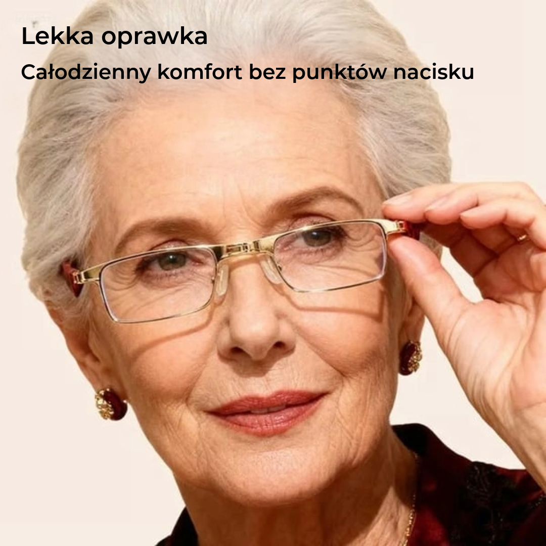 Składane okulary do czytania z filtrem światła niebieskiego i etui