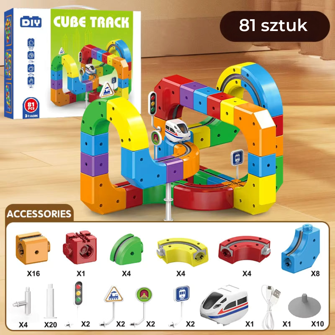 Zestaw Klocków Torów Kolejowych