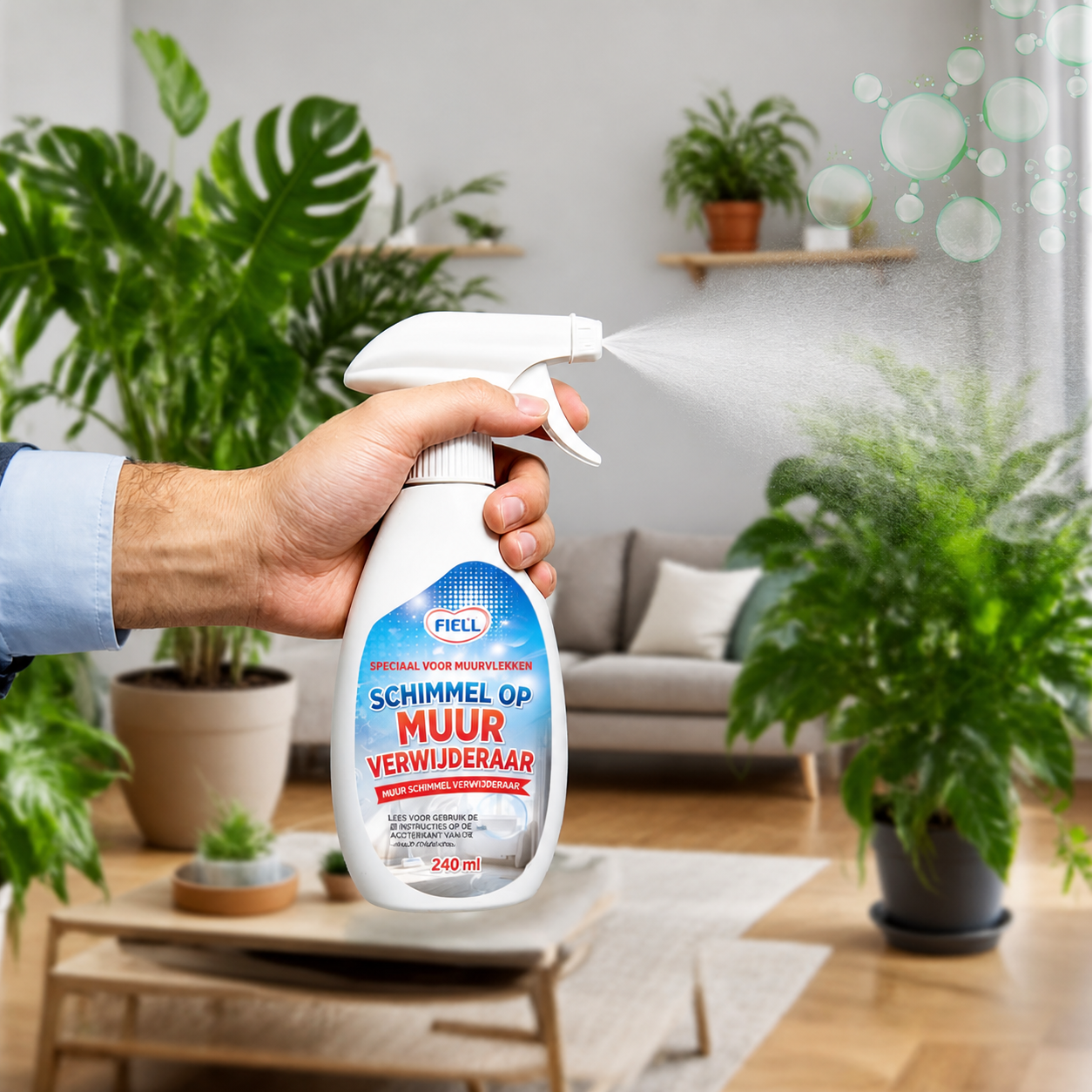 Szybko Działający Spray Czyszczący Przeciw Pleśni na Ściany