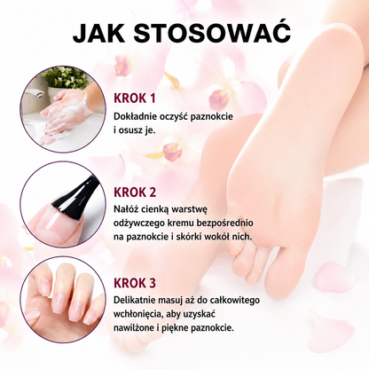 Odżywcza pielęgnacja paznokci do rąk i stóp