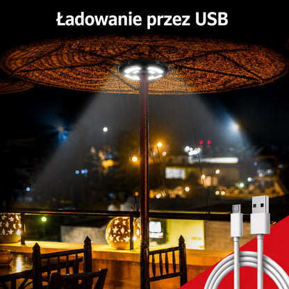 Luminus - Lampa do parasola z 28 diodami LED