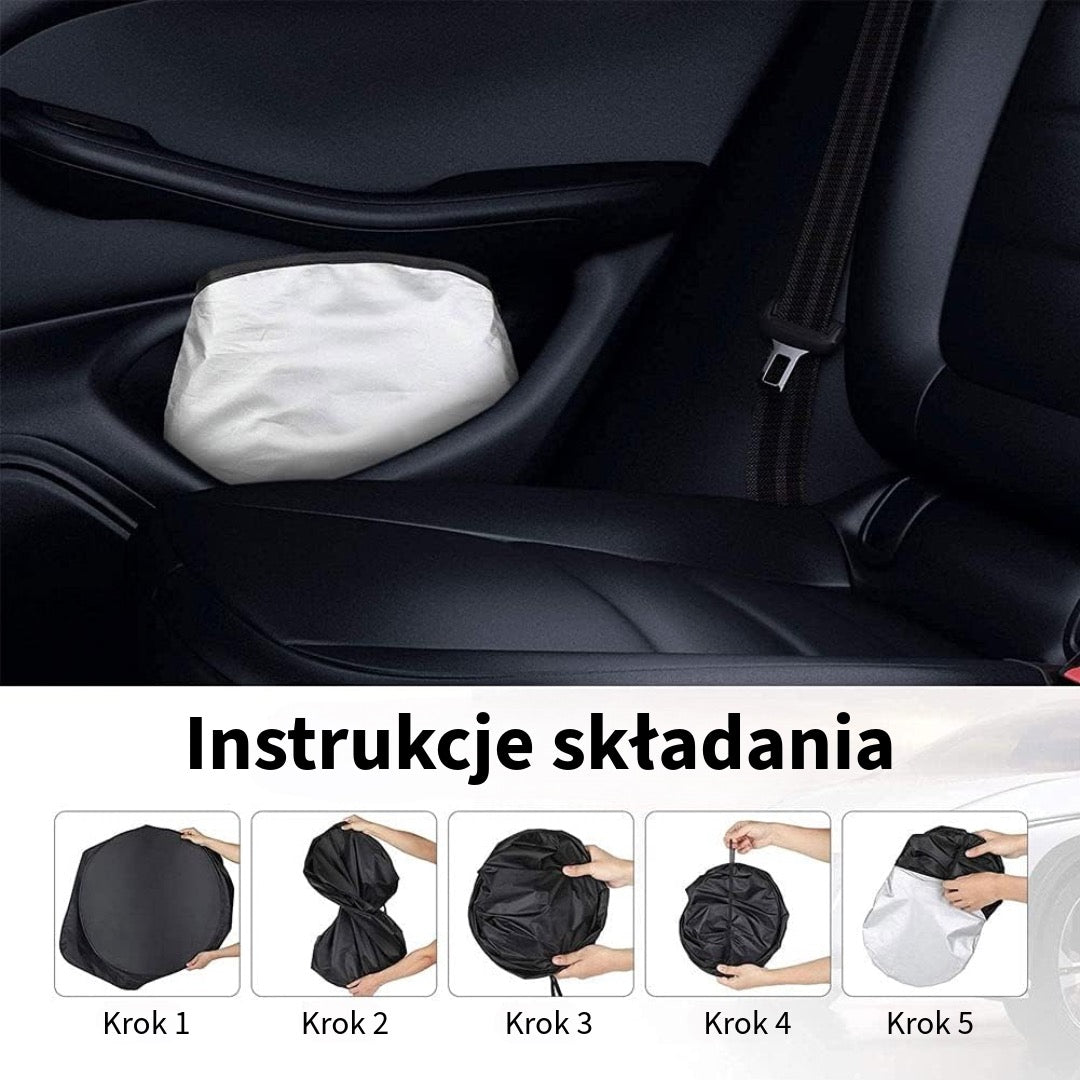 Składana Osłona Przeciwsłoneczna z Logo Auta
