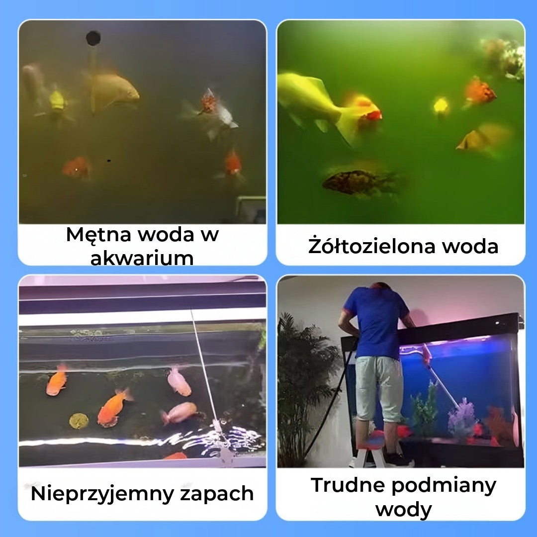 Tabletki do oczyszczania wody w akwariach