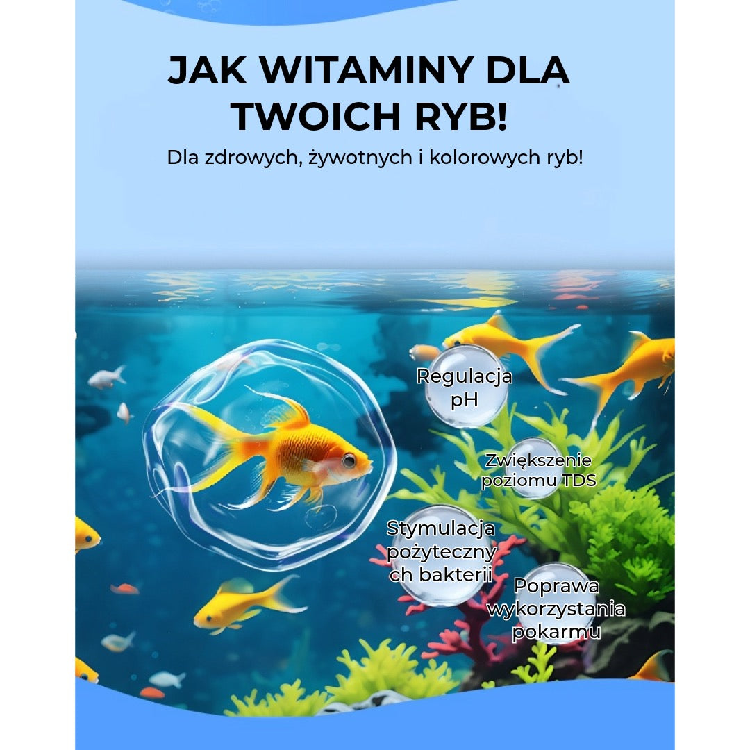 Tabletki do oczyszczania wody w akwariach