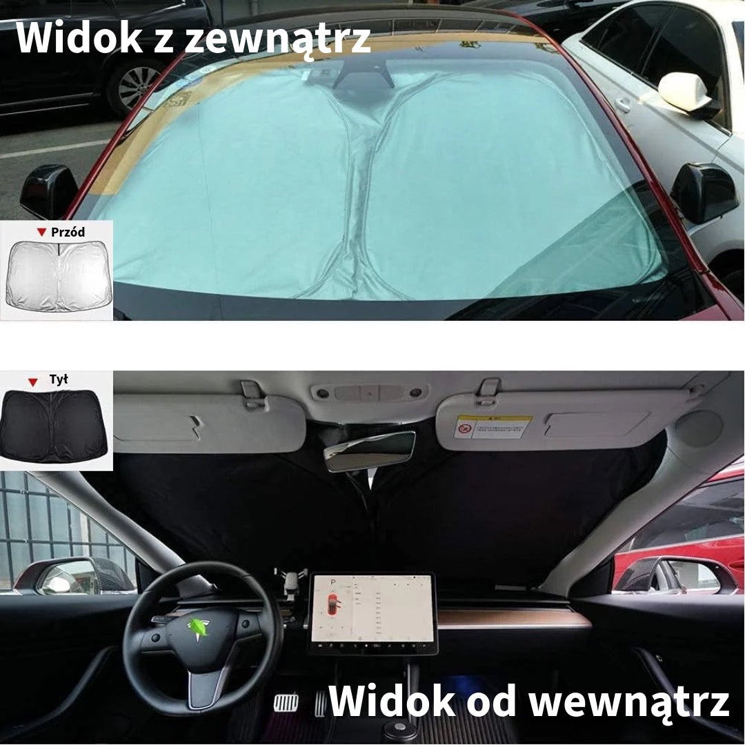 Składana Osłona Przeciwsłoneczna z Logo Auta