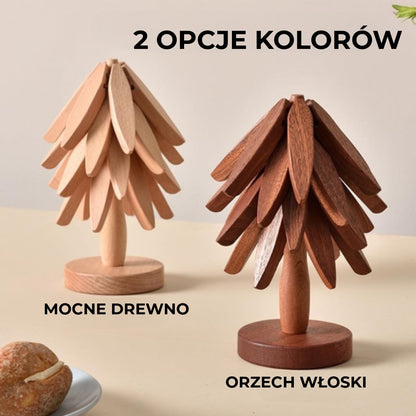 Zestaw Podkładek w Kształcie Choinki