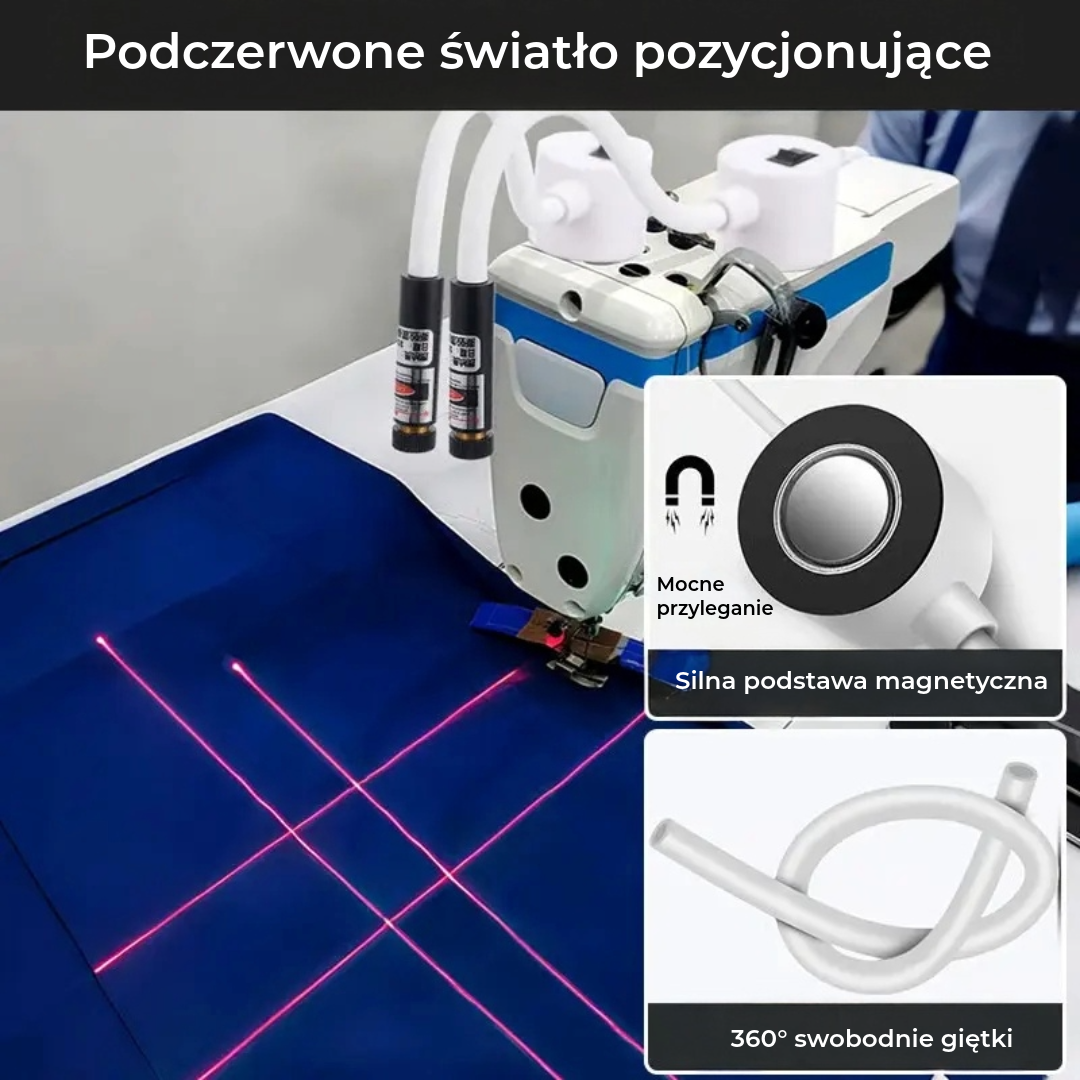 StitchLaser™ – Precyzyjna prowadnica do maszyn do szycia