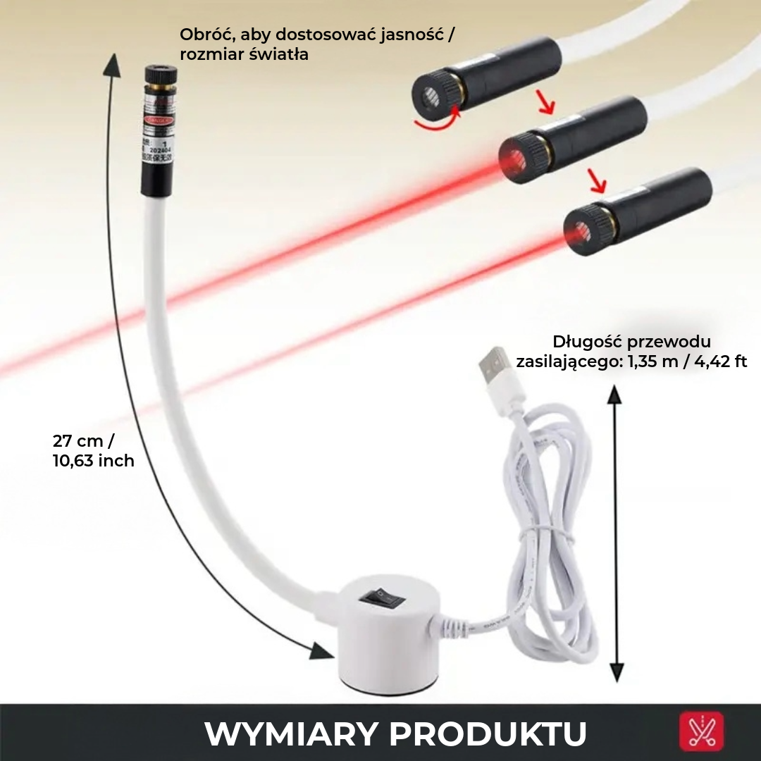 StitchLaser™ – Precyzyjna prowadnica do maszyn do szycia
