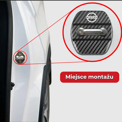 Podkładki ochronne do zamka samochodowego | 4 szt