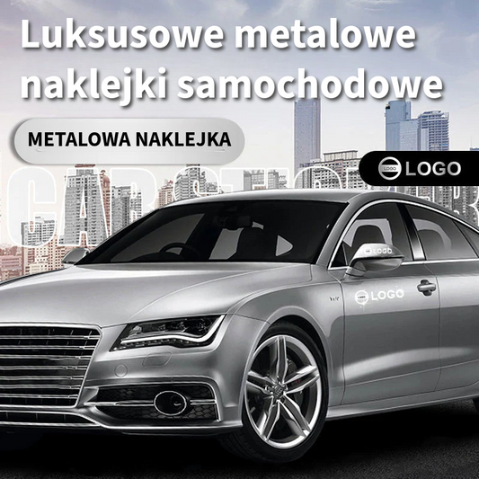 Luksusowe metalowe naklejki samochodowe