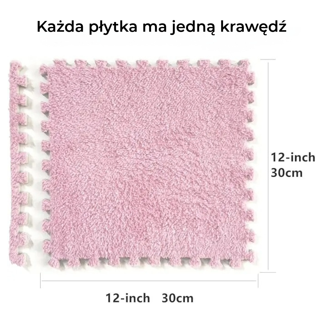 SoftStep PlayTiles – Miękkie, modułowe płytki podłogowe zapewniające bezpieczną zabawę i stylowe wnętrze. (Opakowanie 10 sztuk)