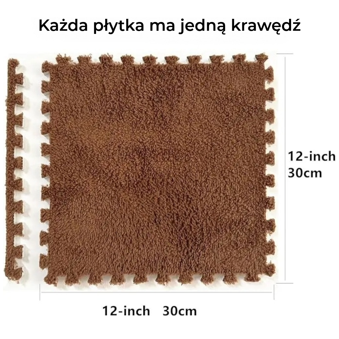 SoftStep PlayTiles – Miękkie, modułowe płytki podłogowe zapewniające bezpieczną zabawę i stylowe wnętrze. (Opakowanie 10 sztuk)