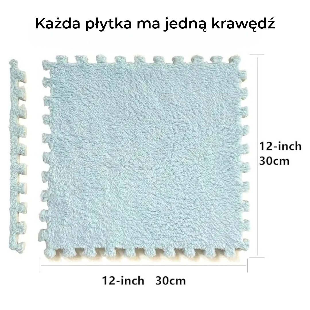 SoftStep PlayTiles – Miękkie, modułowe płytki podłogowe zapewniające bezpieczną zabawę i stylowe wnętrze. (Opakowanie 10 sztuk)