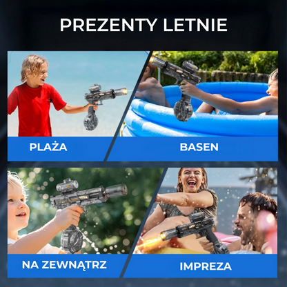 Elektryczny pistolet na wodę LED