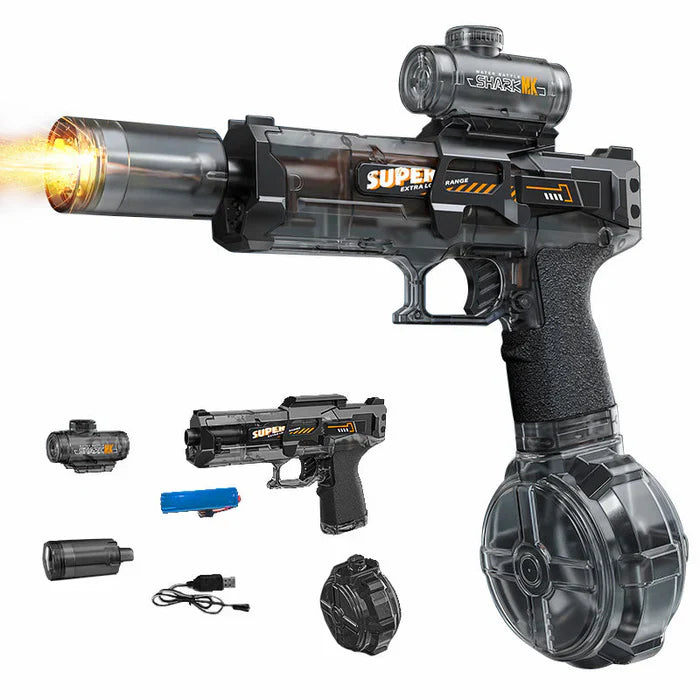 Elektryczny pistolet na wodę LED