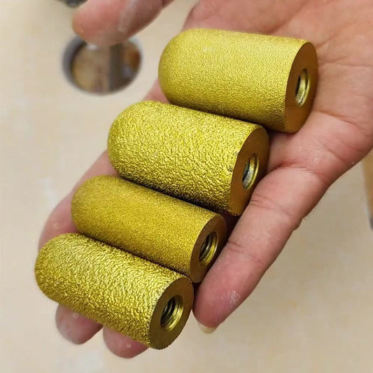 Okrągła, ścierna głowica szlifierska lutowana próżniowo